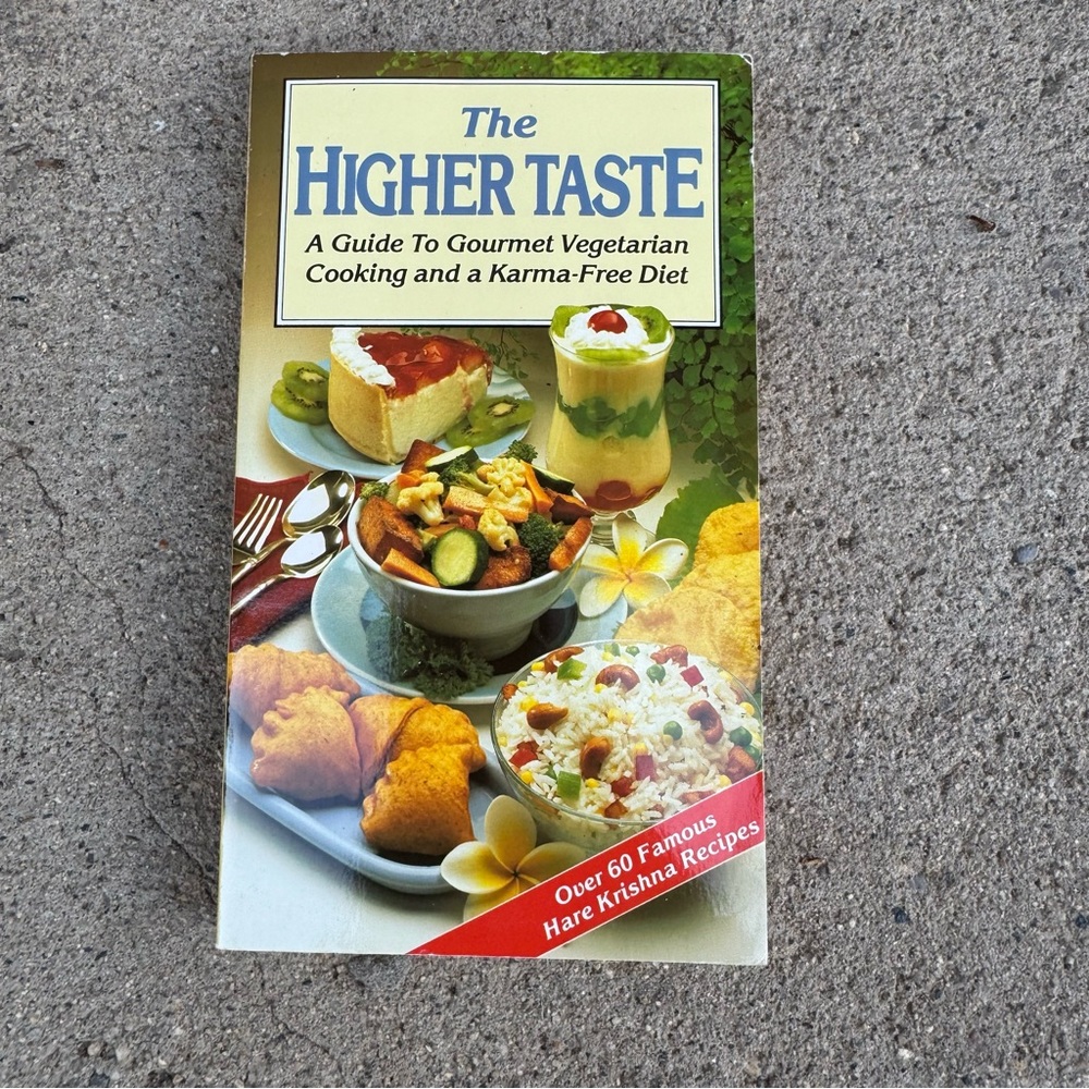 The Higher Taste Vegetarian Cookbook Vintage